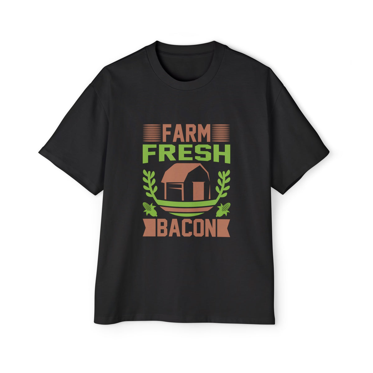 Farm Fresh Bacon Graphic Tee-INNBLAC Fashion Apparel