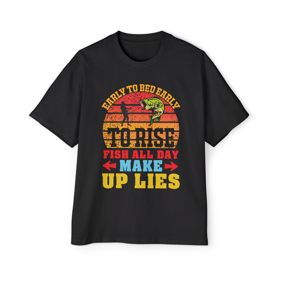 Quote & Fish Graphic Tee-INNBLAC Fashion Apparel