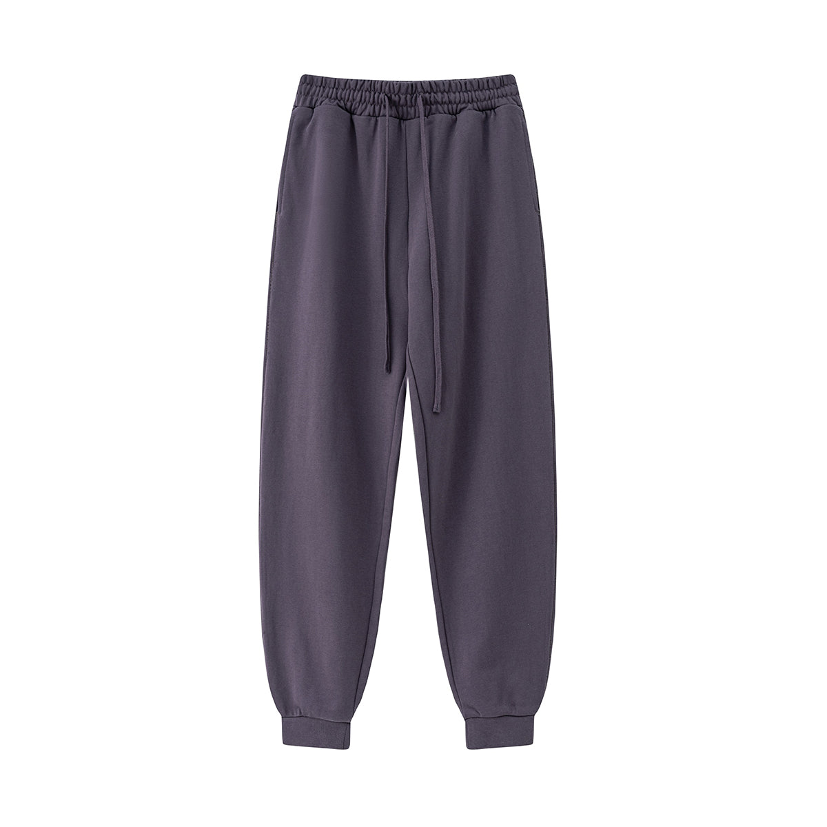 Men's Solid Color Tapered Trousers-INNBLAC Fashion Apparel