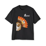 Turkey Meow Funny Thanksgiving Graphic Tee-INNBLAC Fashion Apparel