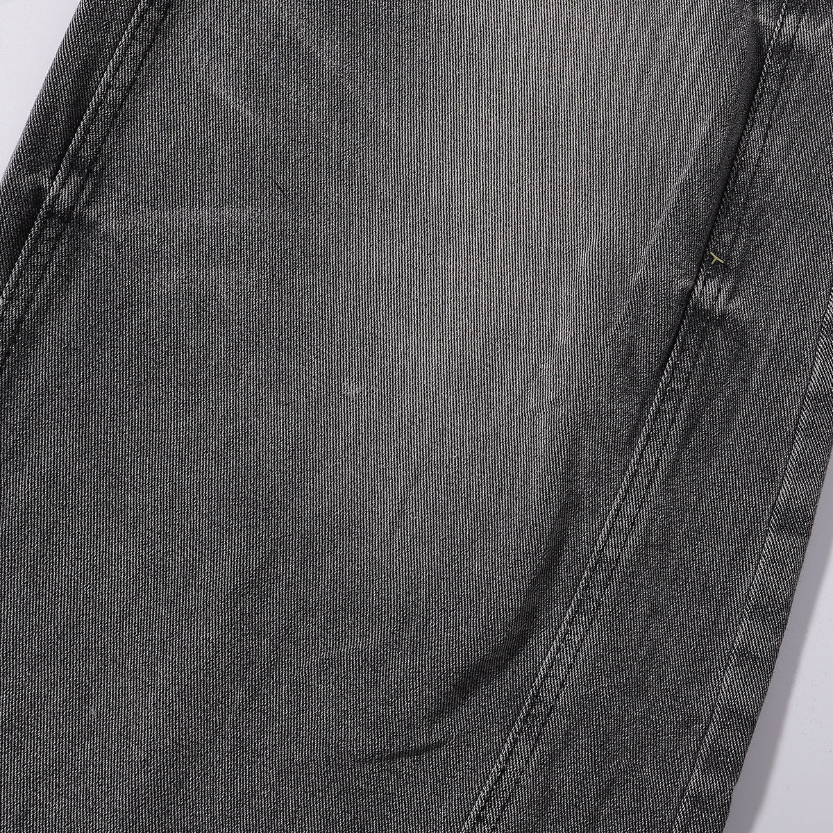 Faded Grey Distressed Wide Leg Vintage Jeans