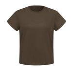 Classic Crew Neck Comfortable Versatile Everyday Tee