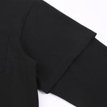 Solid Color Mock Layered Sleeves Sweatshirt