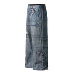 Cartoon Printed Baggy Denim Pants