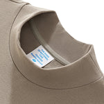 Relaxed Drop Shoulder Rib Hem BF Fit Casual Tee