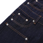Double Waistband Wide Leg Denim Shorts