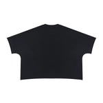 Washed Boxy Cropped Raglan Tee