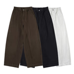 Relaxed Fit Wide Leg Casual Pants