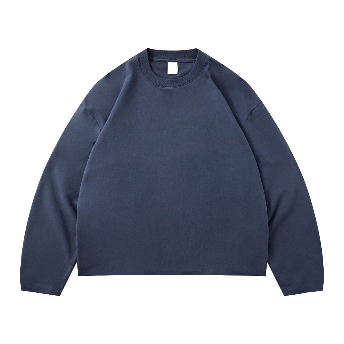 Curved Sleeve Modal French Terry Long Sleeve Tee