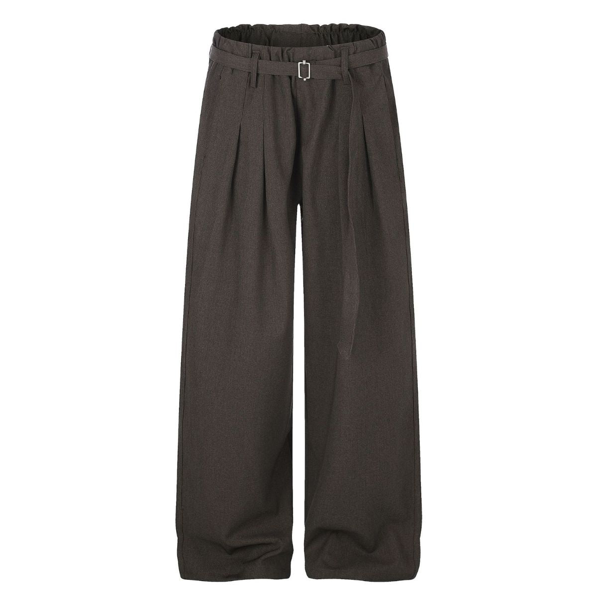 Quiet Luxury Pleated Wide-Leg Trousers
