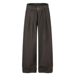 Quiet Luxury Pleated Wide-Leg Trousers