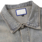 Stand-collar Washed Vintage Loose Denim Jacket