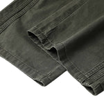 Vintage Striped Corduroy Patchwork Multi-Pocket Relaxed Wide-Leg Cargo Pants