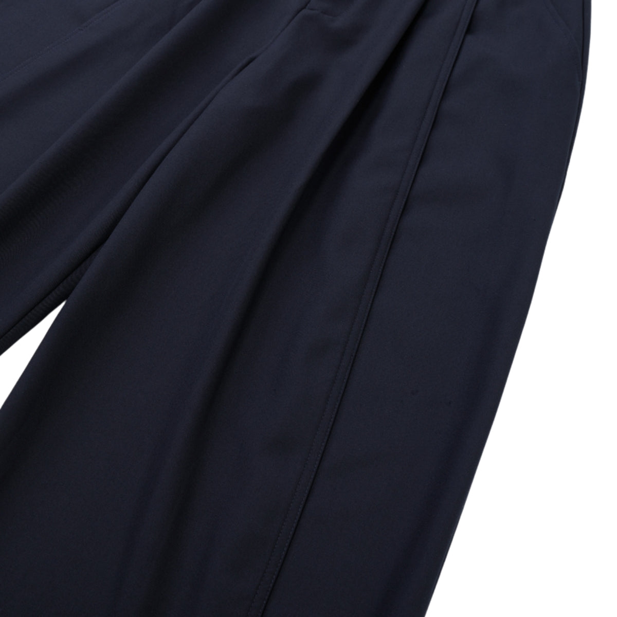 Solid Color Wide Leg Casual Pants
