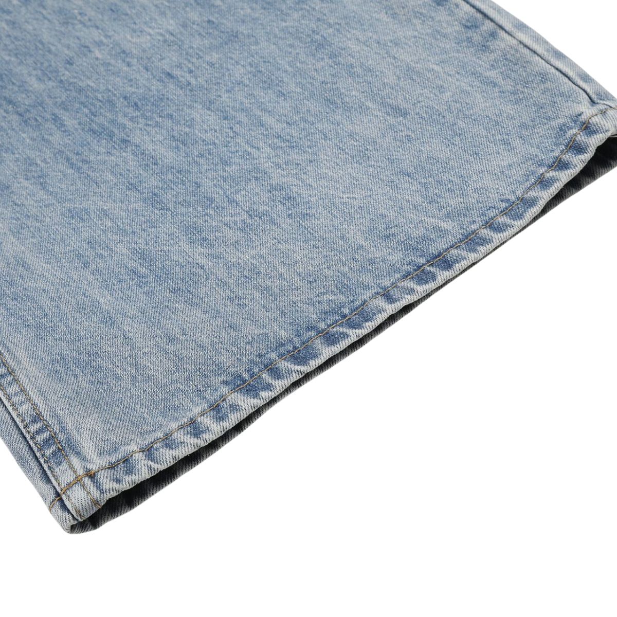 Vintage Blue Relaxed Scimitar‑Leg Street Jeans