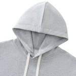 Lace Cutout Spliced Hooded Sweatshirt
