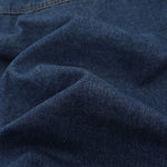 Heavy Industry Retro Zipper Stand Collar Motorcycle Wear Washed Denim Jacket