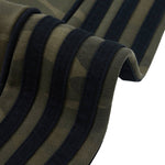 Heavyweight Camouflage Stripe Patchwork Drawstring Straight Leg Sweatpants