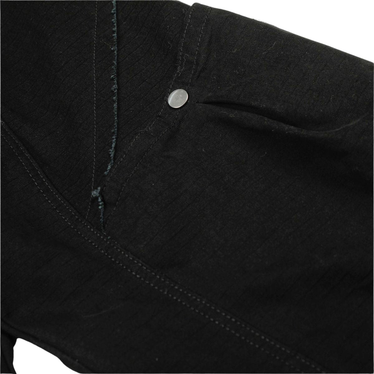 Men's American Street Cargo Curved Pants Loose Raw Edge Large Pockets