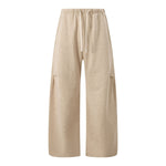 Quiet‑Luxury Old‑Money Heather Tailored Straight‑Leg Trousers