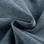 Men's Heavy Washed Distressed Retro Blue Simple Casual Denim Jacket