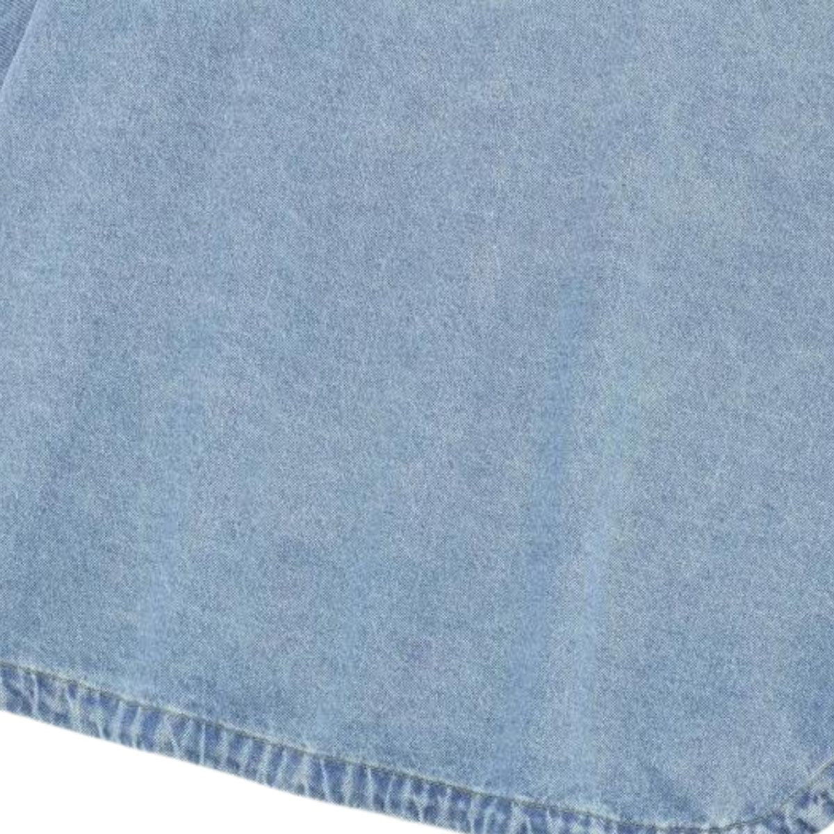 Vestido midi vaquero sin mangas con botones y aberturas en la parte delantera