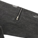 Street Distressed Patchwork Vintage Denim Jacket