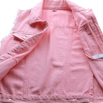 Women's Relaxed Fit Ripped Denim Vest