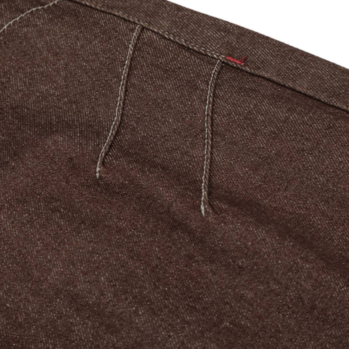 Vintage Washed Curved Seam Baggy Wide-Leg Cargo Jeans