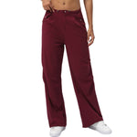 Relaxed-Fit Pleated Parachute Pants