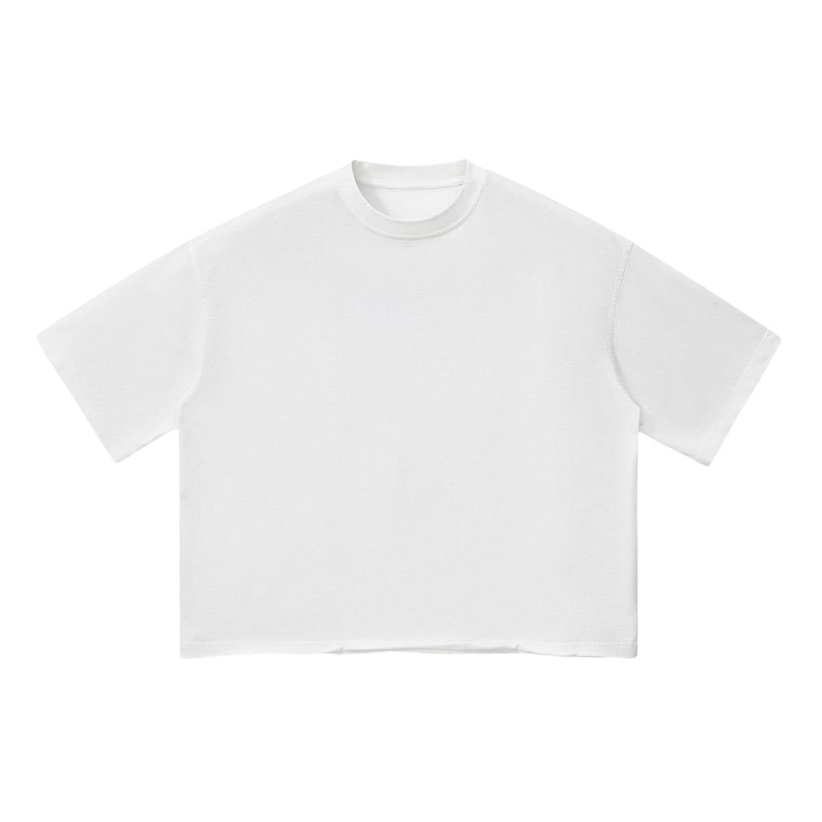 Washed Boxy Raw Hem Tee