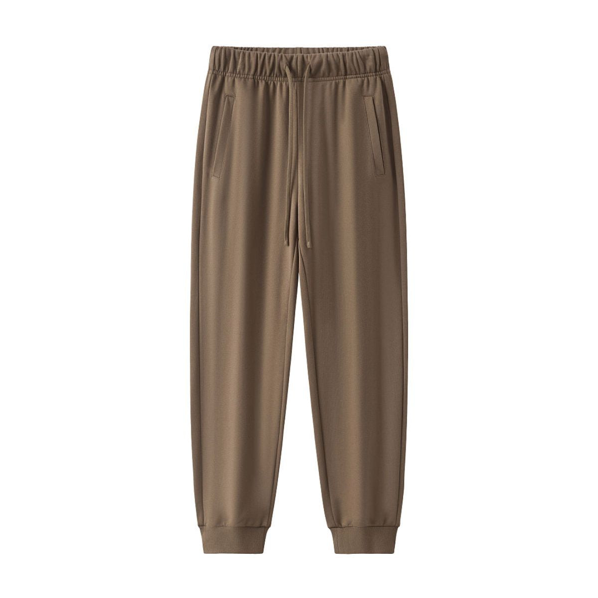 French Terry Drawstring Street Jogger Ribbed Cuff Pants