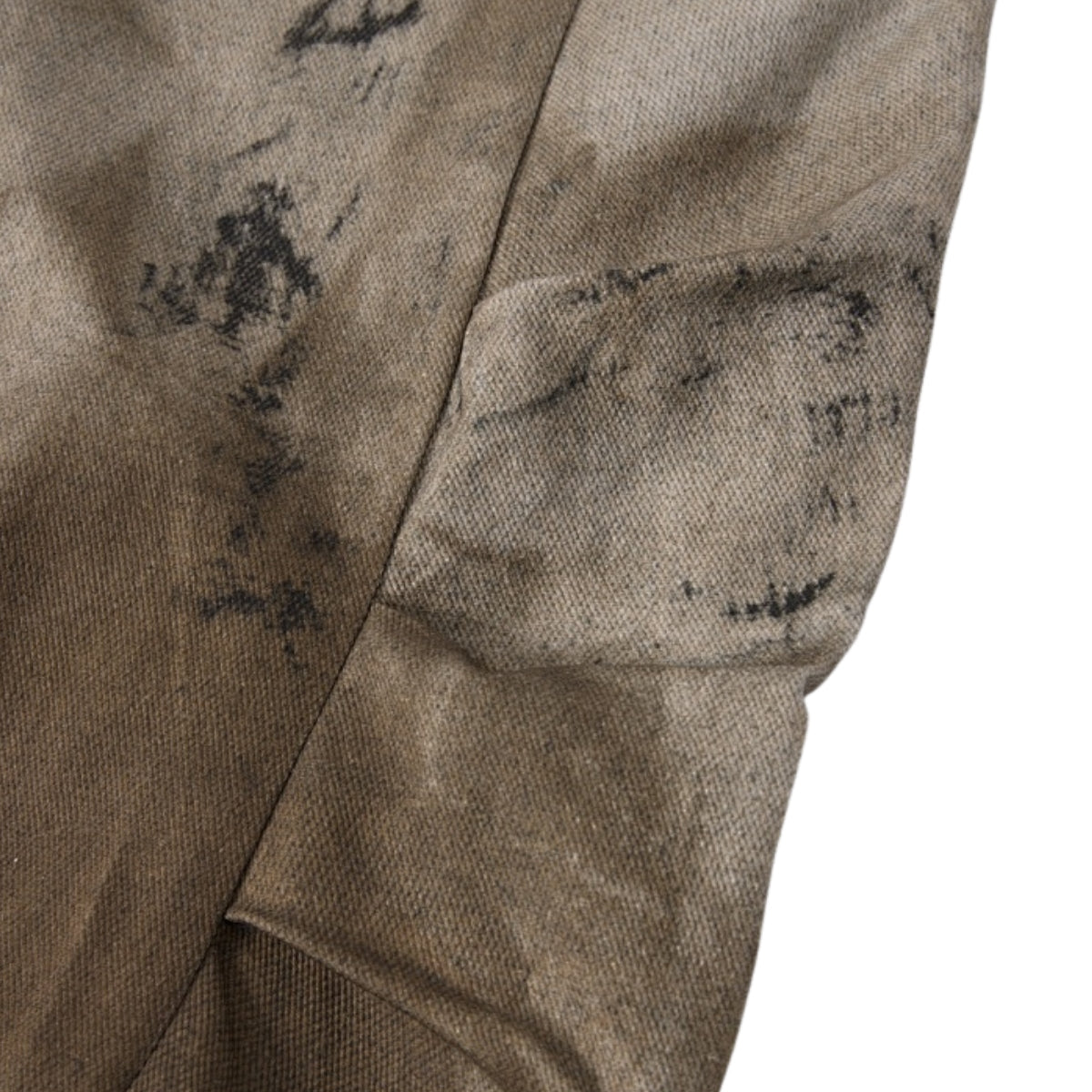 Muddy Wash Denim Texture Loose-Fit Jeans