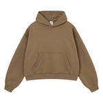 Sudadera con capucha de felpa de novio de gran tamaño