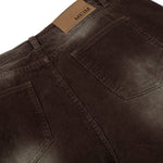Vintage American Whiskered Corduroy Wide-Leg Jeans