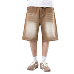 Men’s Vintage Y2K Streetwear Style Baggy denim shorts