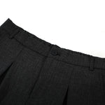 Vintage Draped Pleated Bermuda Shorts