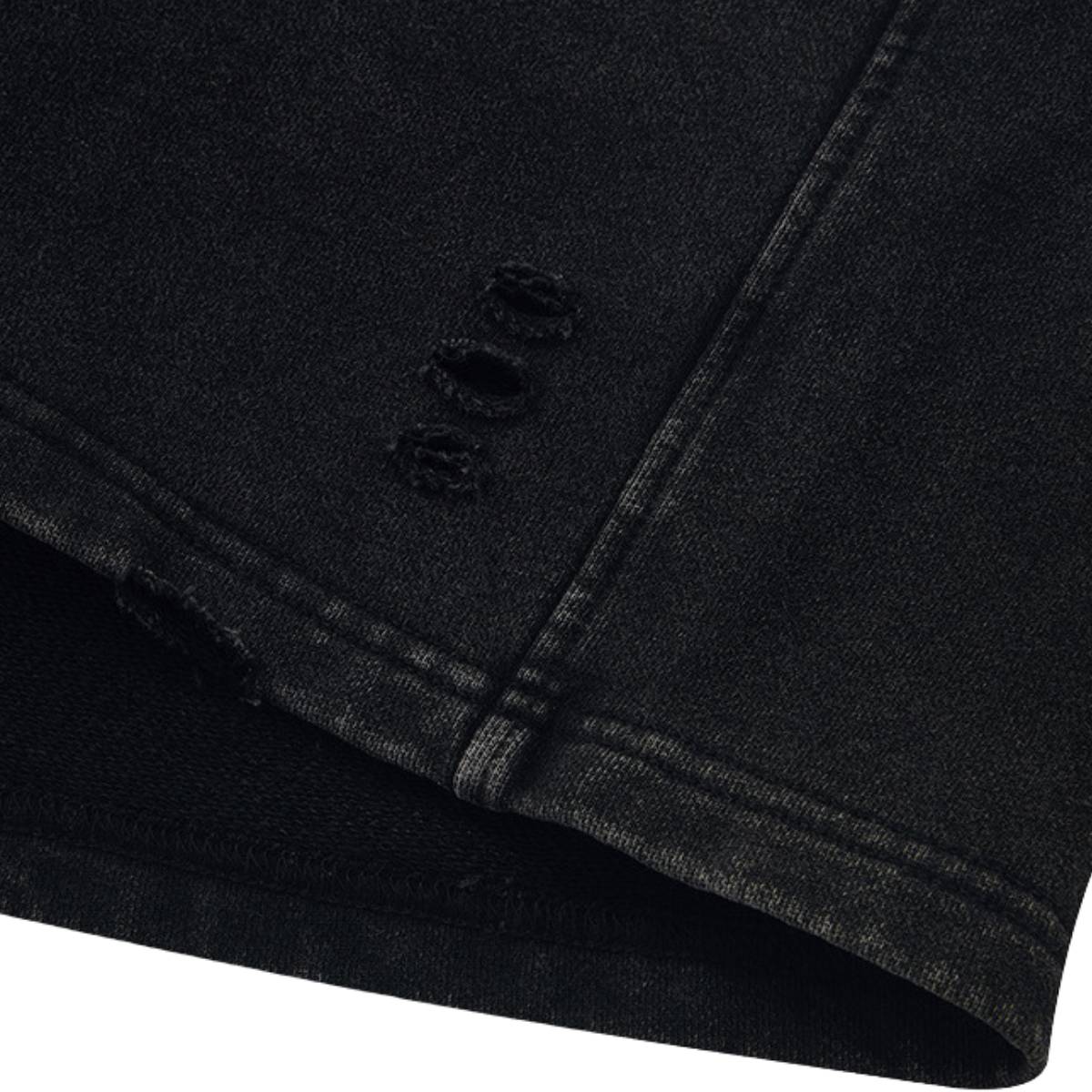 Shorts holgados vintage con lavado intenso