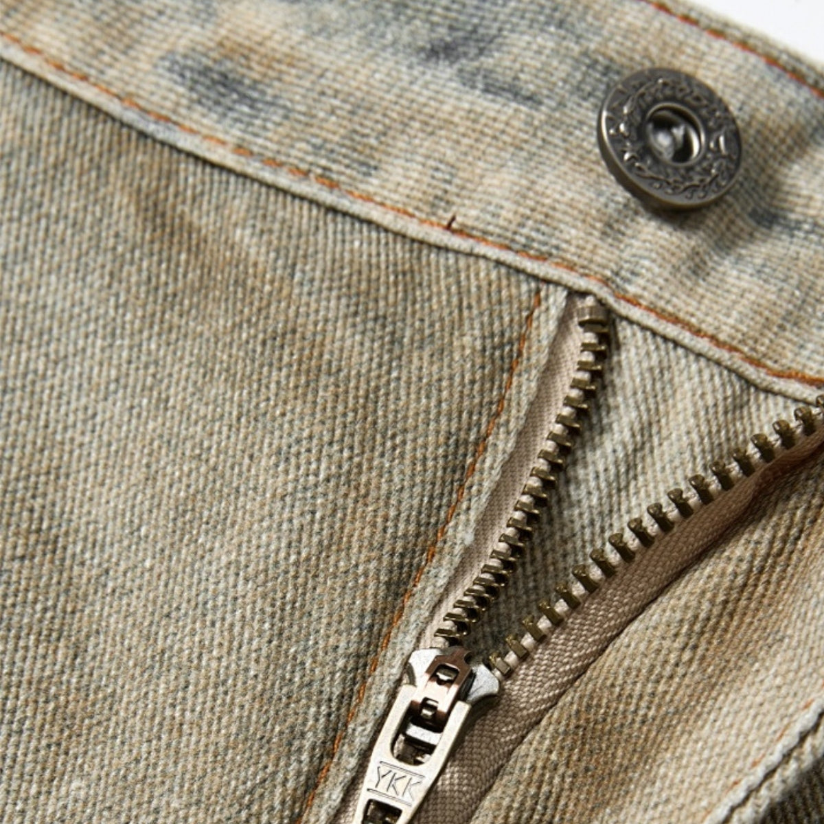 Bermudas con bordado lavado vintage
