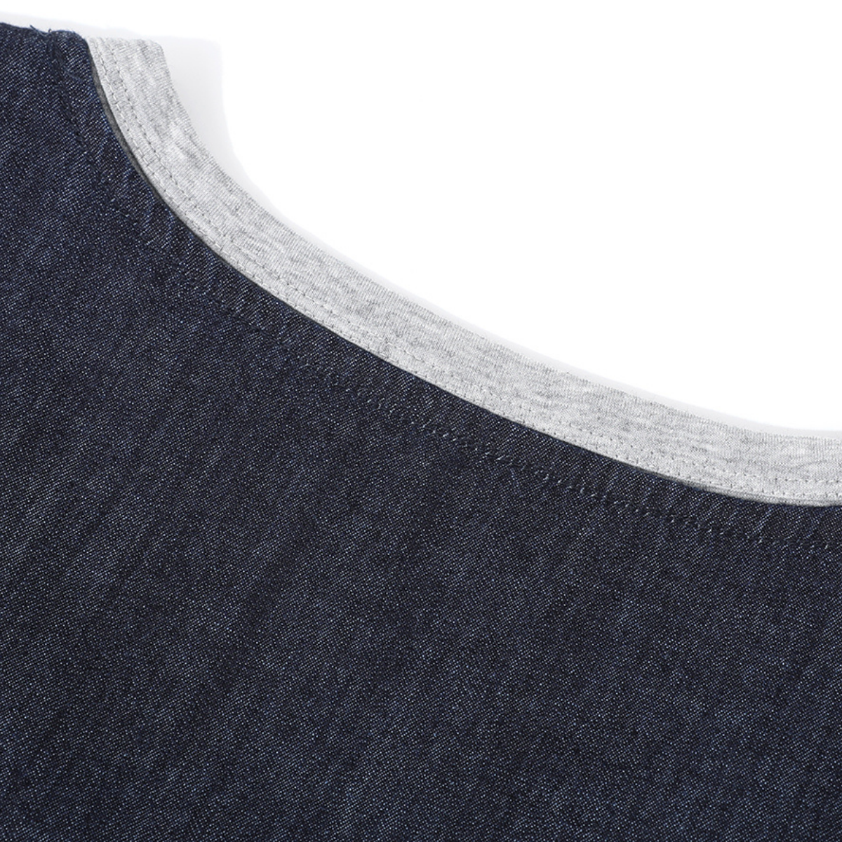 Mock Two-Piece Sleeveless A-Line Dress