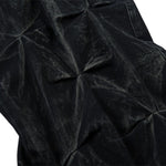 Men's Tie-Dye Denim Pants Heavy Pleated Distressed Loose Wide Leg