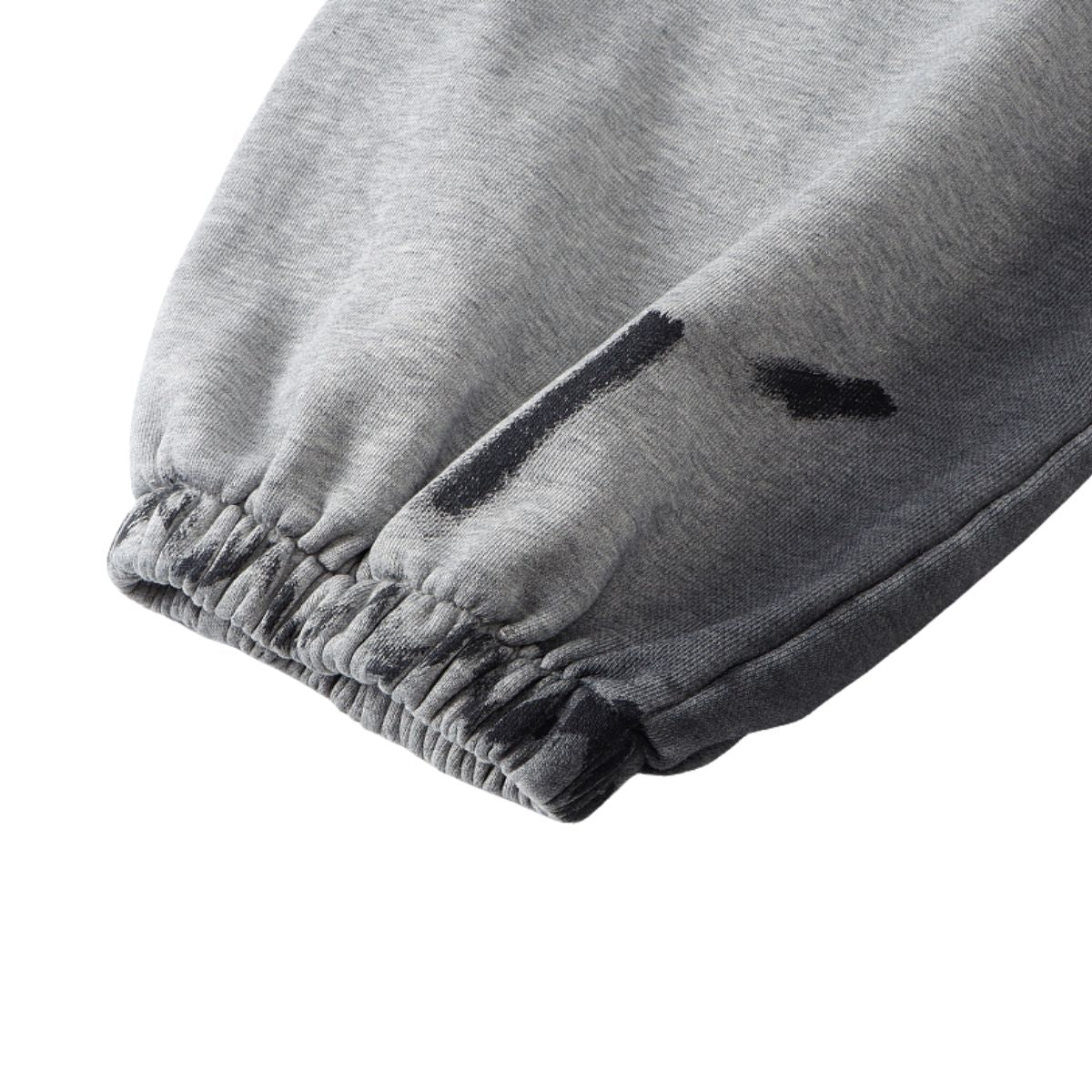 Wasteland‑Style Graffiti Spray‑Dye Distressed Relaxed Sweatpants