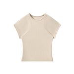 Academia Style Soft Daily Wear Stretch Tee