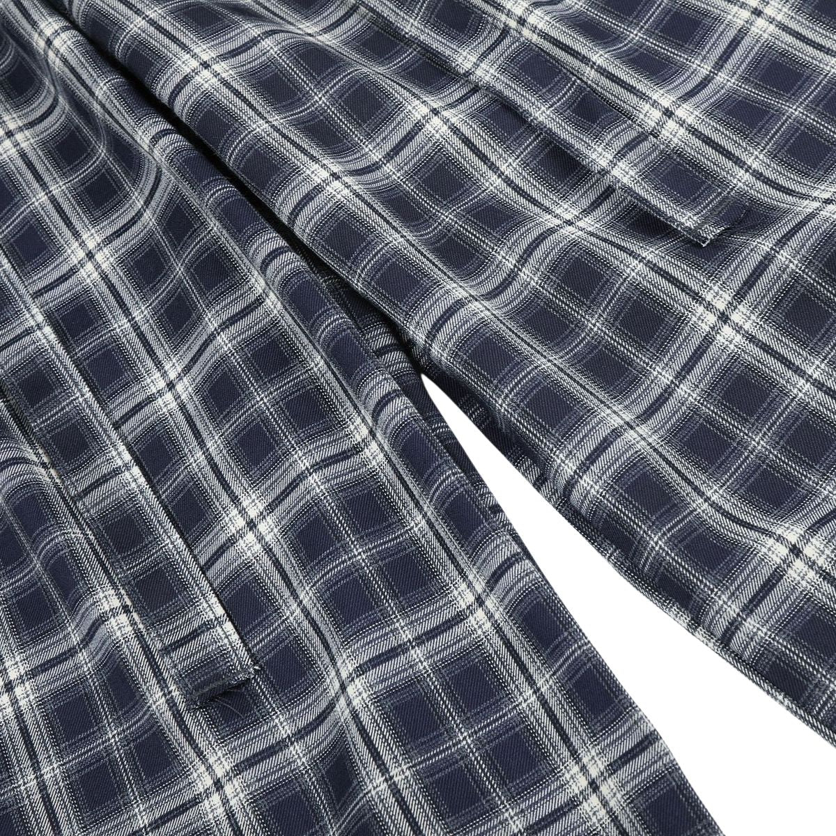 Vintage Plaid Wide Leg Casual Trousers
