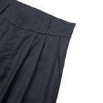 Vintage High Street Pleated Wide-Leg Draped Trousers