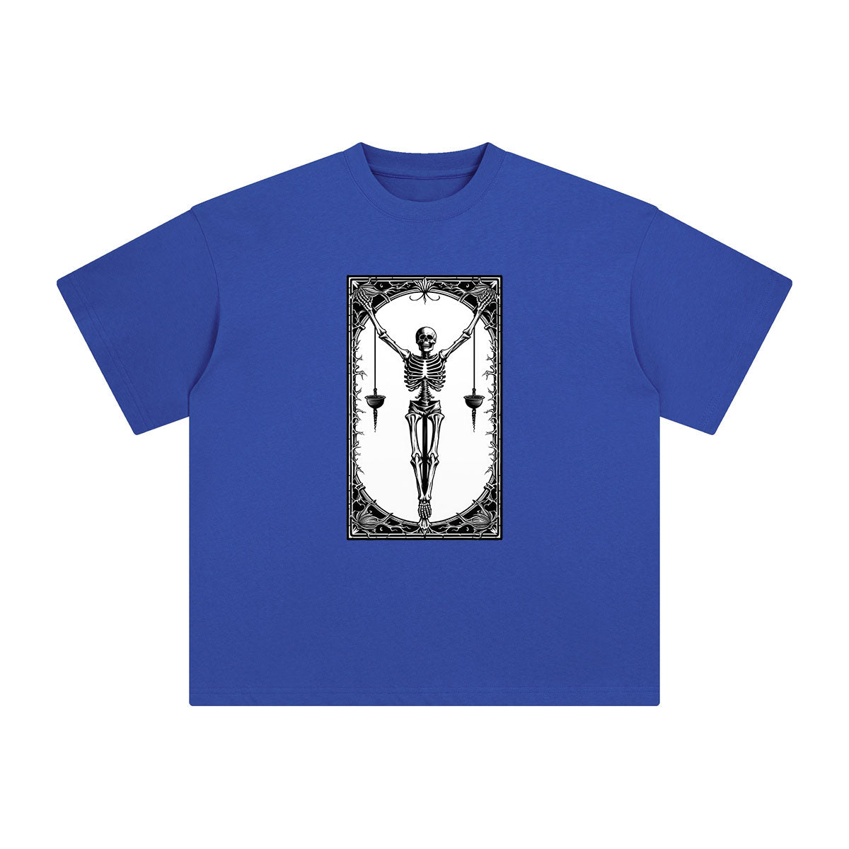 Mystery Skeleton Tarot Card Graphic Tee-INNBLAC Fashion Apparel