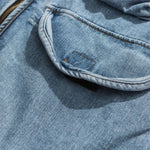 Japanese Vintage Washed Utility Denim Vest