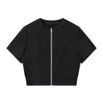 Women’s Slim Fit Zip-Up Academia Tee