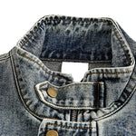 Stand-up Collar American Vintage Denim Jacket