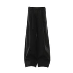 Old Money Draped Barrel Leg Trousers